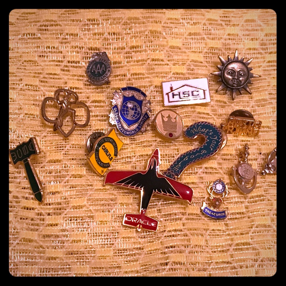 Vintage Lapel Pins Brooches Tie tacks